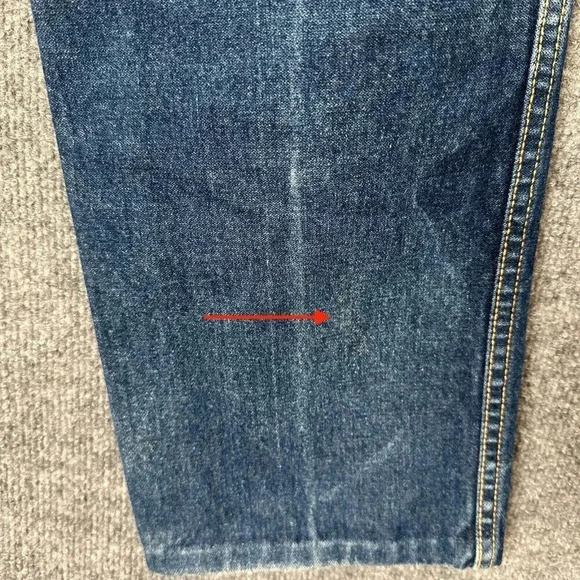 Vintage 80s Jordache Jeans Mens 34 x 27 Horse Head Straight Leg Faded Denim - Picture 9 of 16